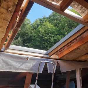 Dachfenstereinbau Dachverkleidung